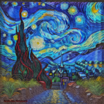 Starry Night Style V.G.Zeno Bernini
